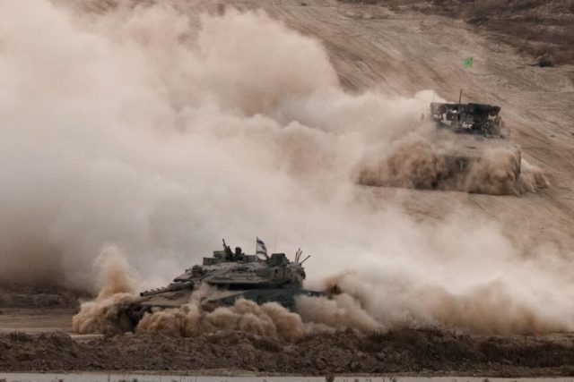 Israeli Tanks Reportedly